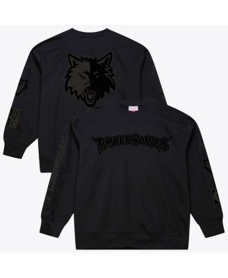 Men's Black Minnesota Timberwolves Phantom Fleece Sweatshirt