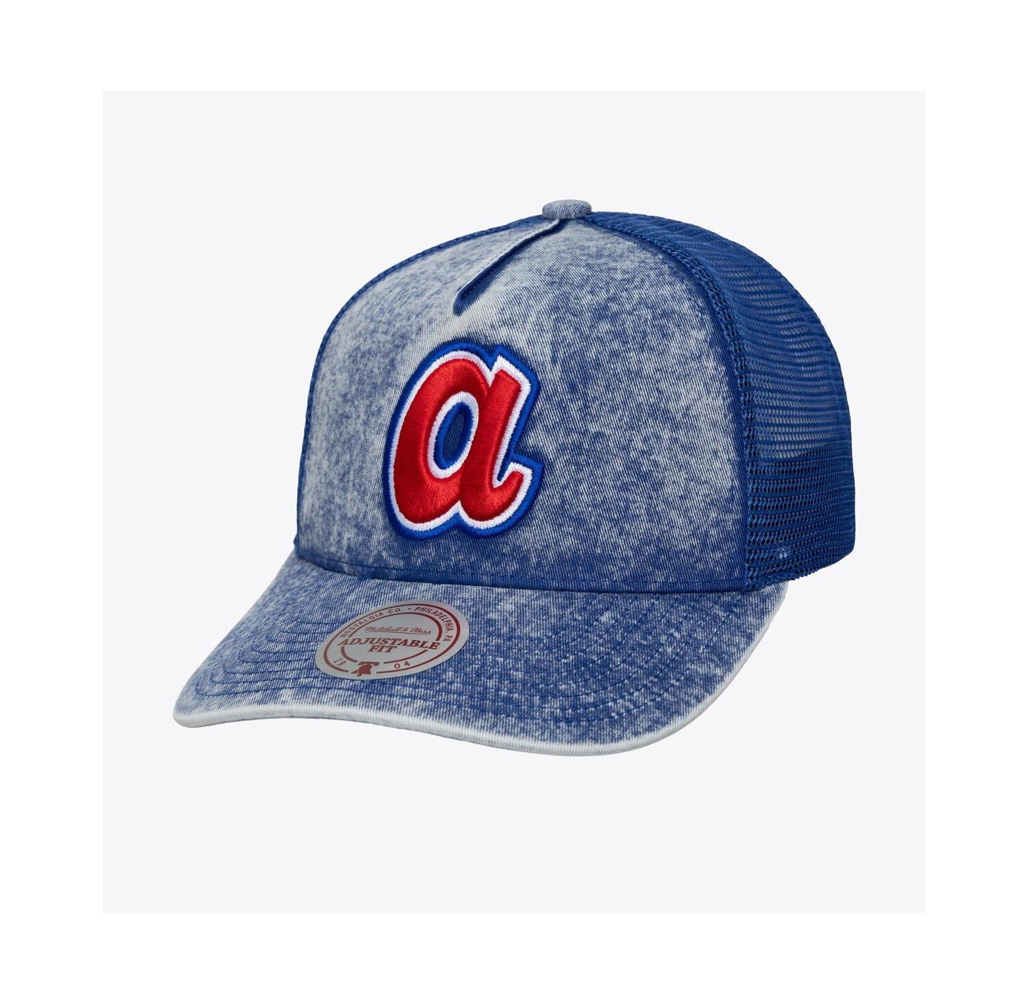 Men's and Women's Blue Atlanta Braves Cooperstown Gameday Adjustable Trucker Hat