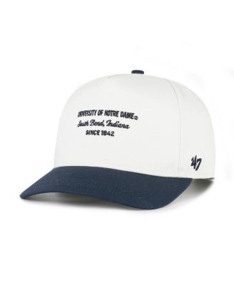 Men's White Notre Dame Fighting Irish Contemporary Basics Two-Tone Hitch Adjustable Hat