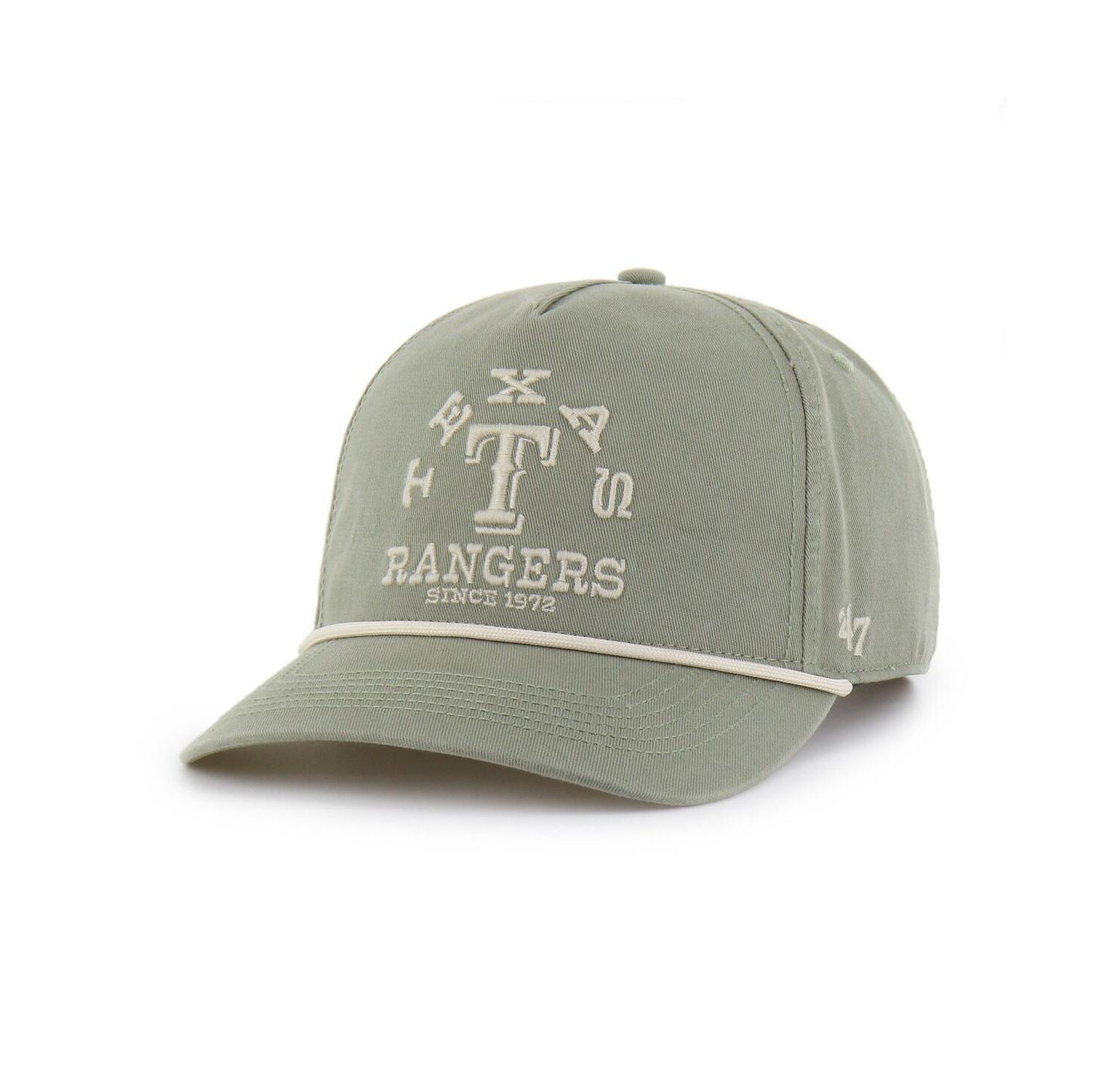Men's Olive Texas Rangers Canyon Ranchero Hitch Adjustable Hat