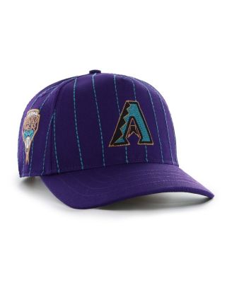 x Rawlings Men's Purple Arizona Diamondbacks Pinstripe Hitch Adjustable Hat