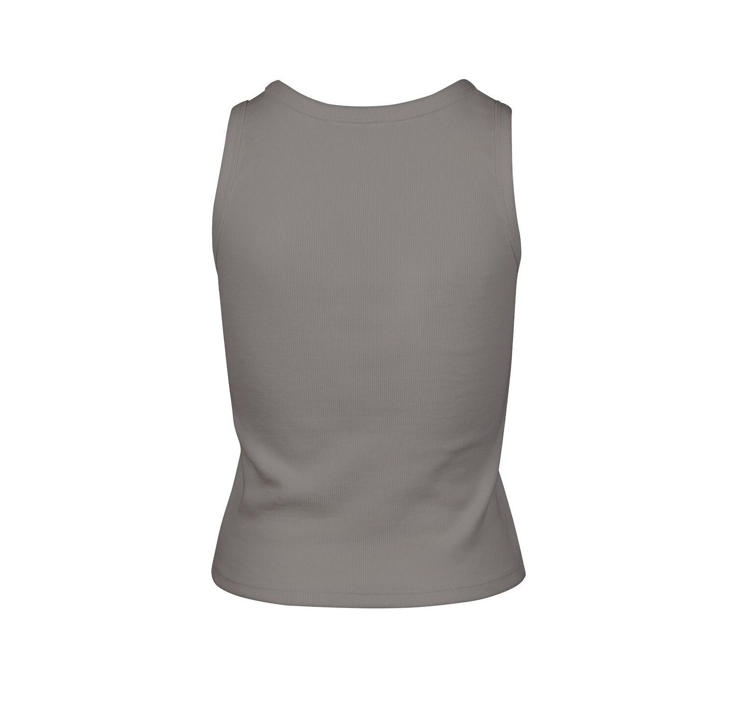 Women's Gray Boston Celtics Cropped Skyhook Baby Rib Tank Top