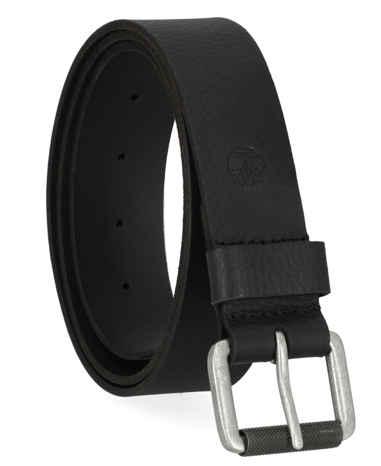 Мужской ремень Timberland 40mm Milled Belt, цвет: Чёрный — фото 1