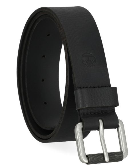 Мужской ремень Timberland 40mm Milled Belt, цвет: Чёрный