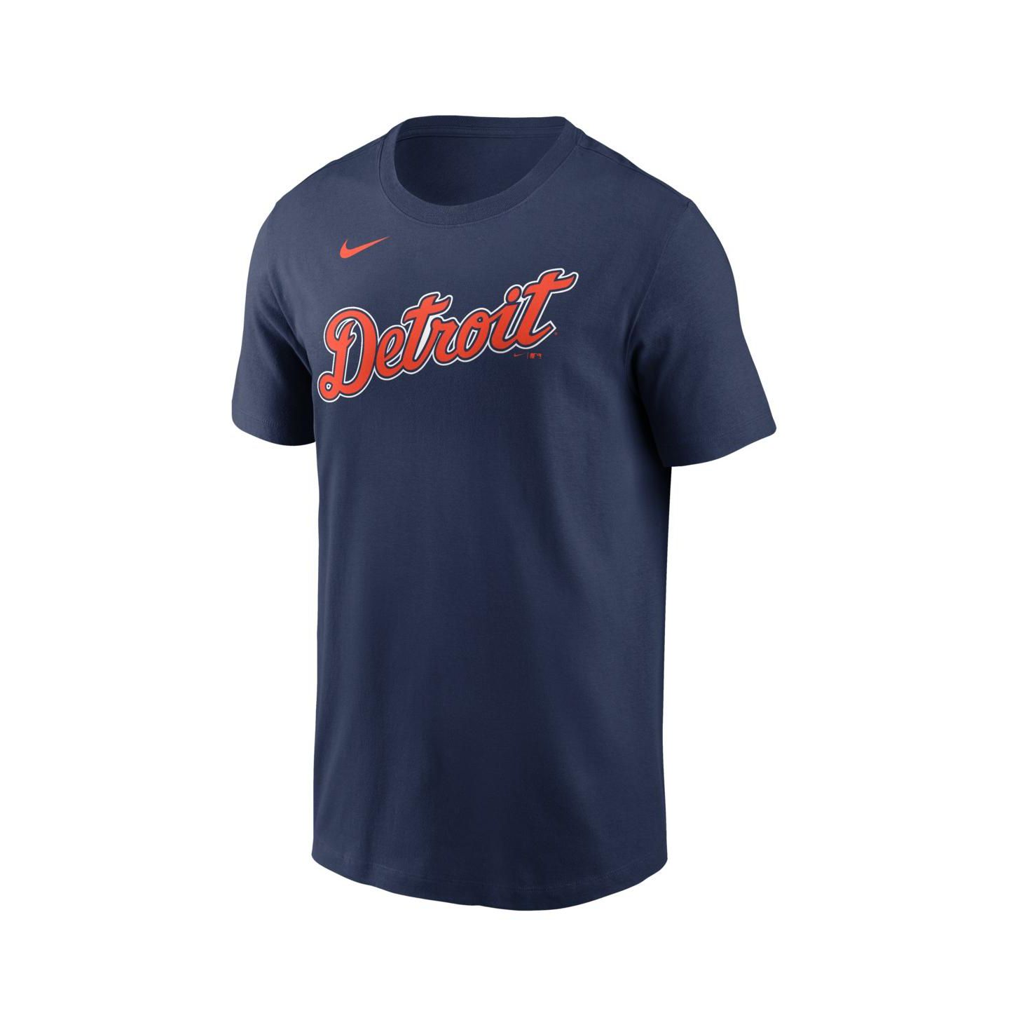 Мужская футболка Nike Tarik Skubal Navy Detroit Tigers Name & Number — фото 2
