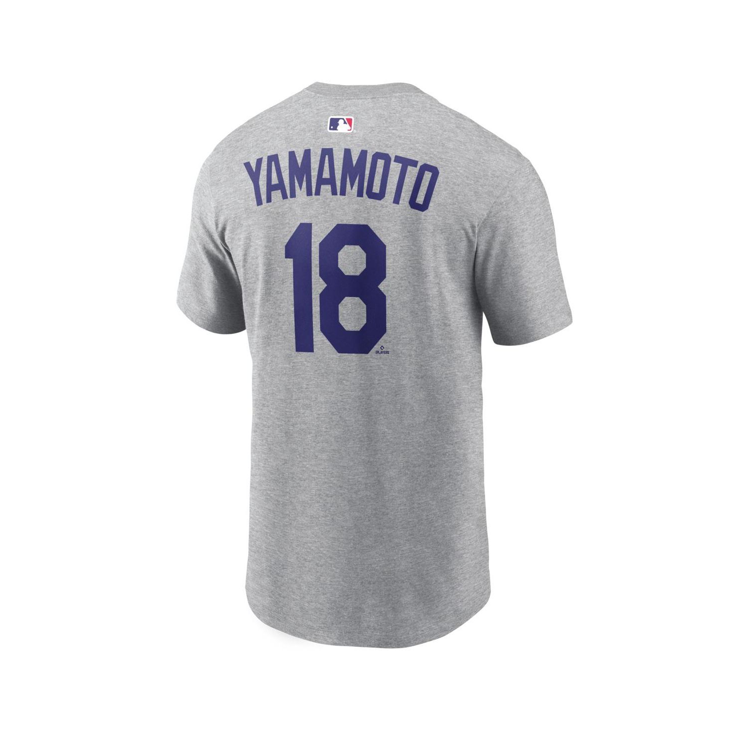 Men's Yoshinobu Yamamoto Heather Gray Los Angeles Dodgers Name & Number T-Shirt