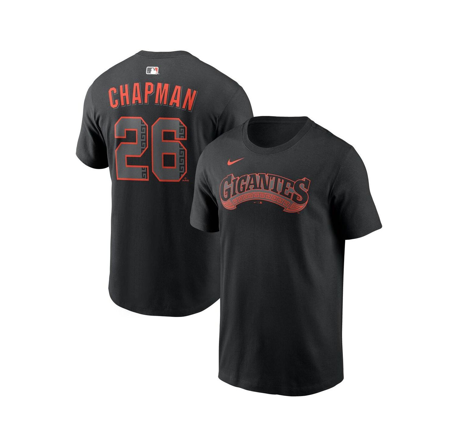 Men's Matt Chapman Black San Francisco Giants Alternate Name & Number T-Shirt