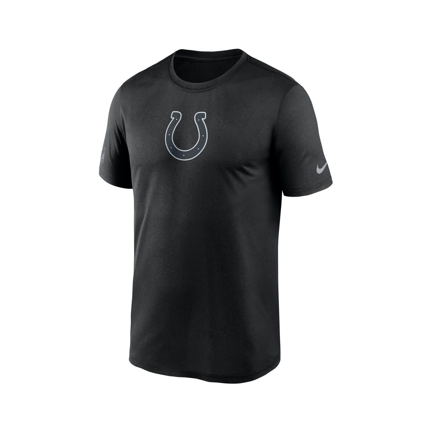 Мужская футболка Nike Black Indianapolis Colts Sideline Lead The Charge Legend Dri-FIT — фото 2