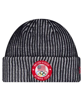 Men's Navy Team USA Cuffed Knit Hat