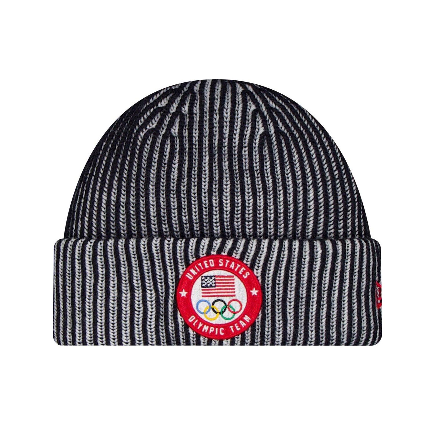 Men's Navy Team USA Cuffed Knit Hat