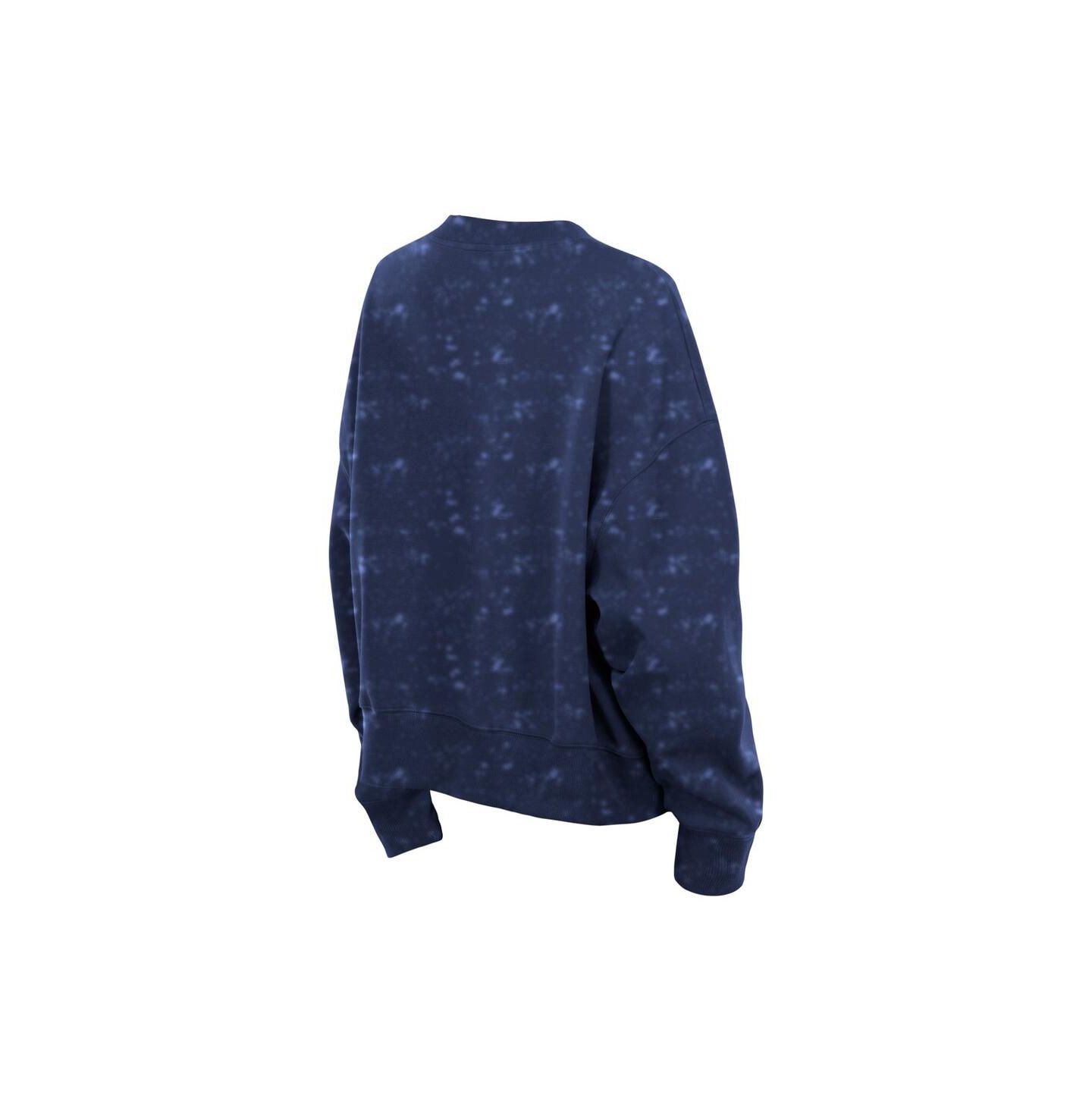 Женская толстовка New Era Royal Chicago Cubs Throwback Oversized Boxy — фото 3