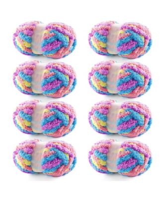 Chunky Chenille Yarn for Hand Knitting Crocheting