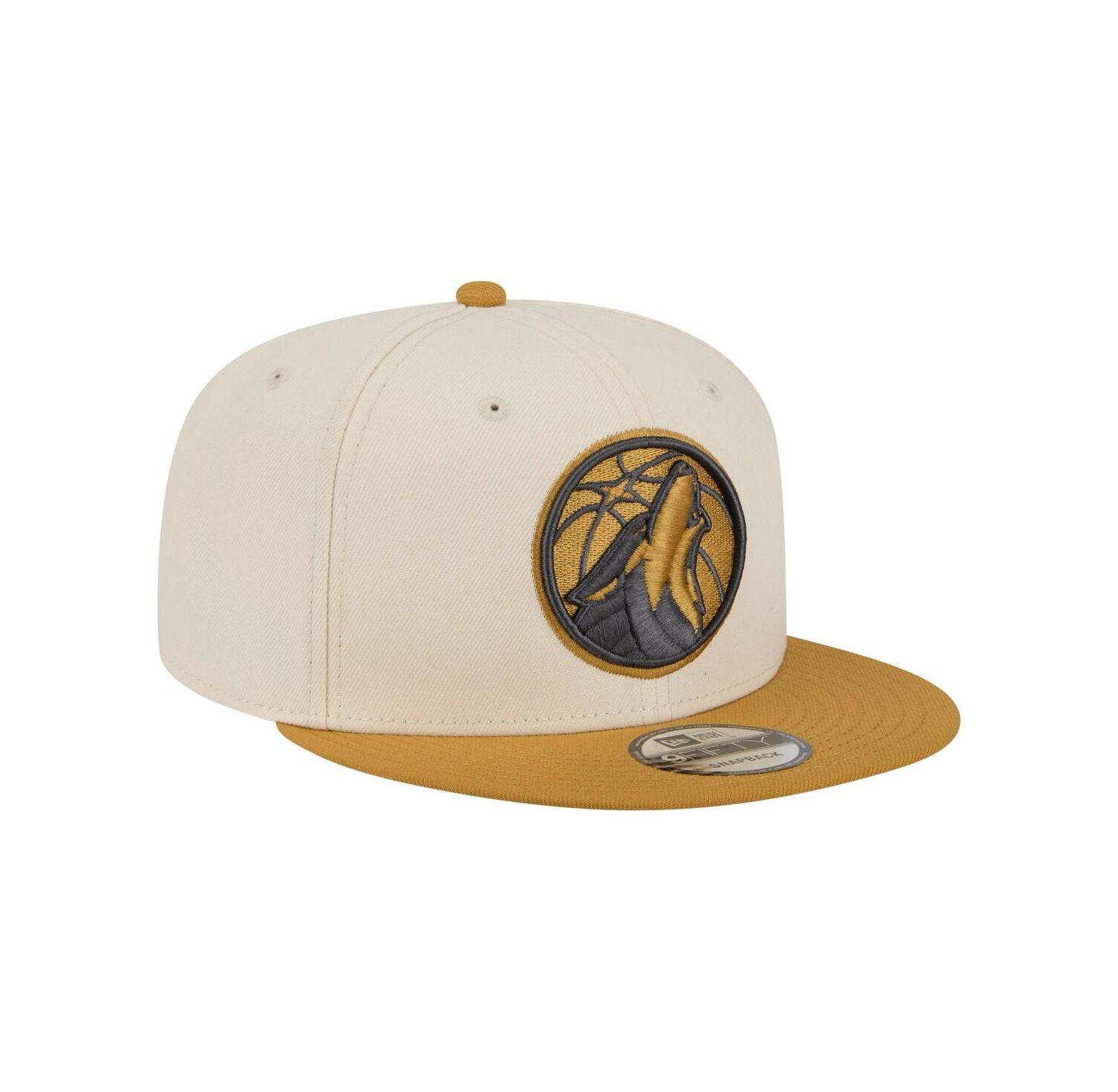 Men's Cream/Tan Minnesota Timberwolves Two-Tone Color Pack 9FIFTY Snapback Hat