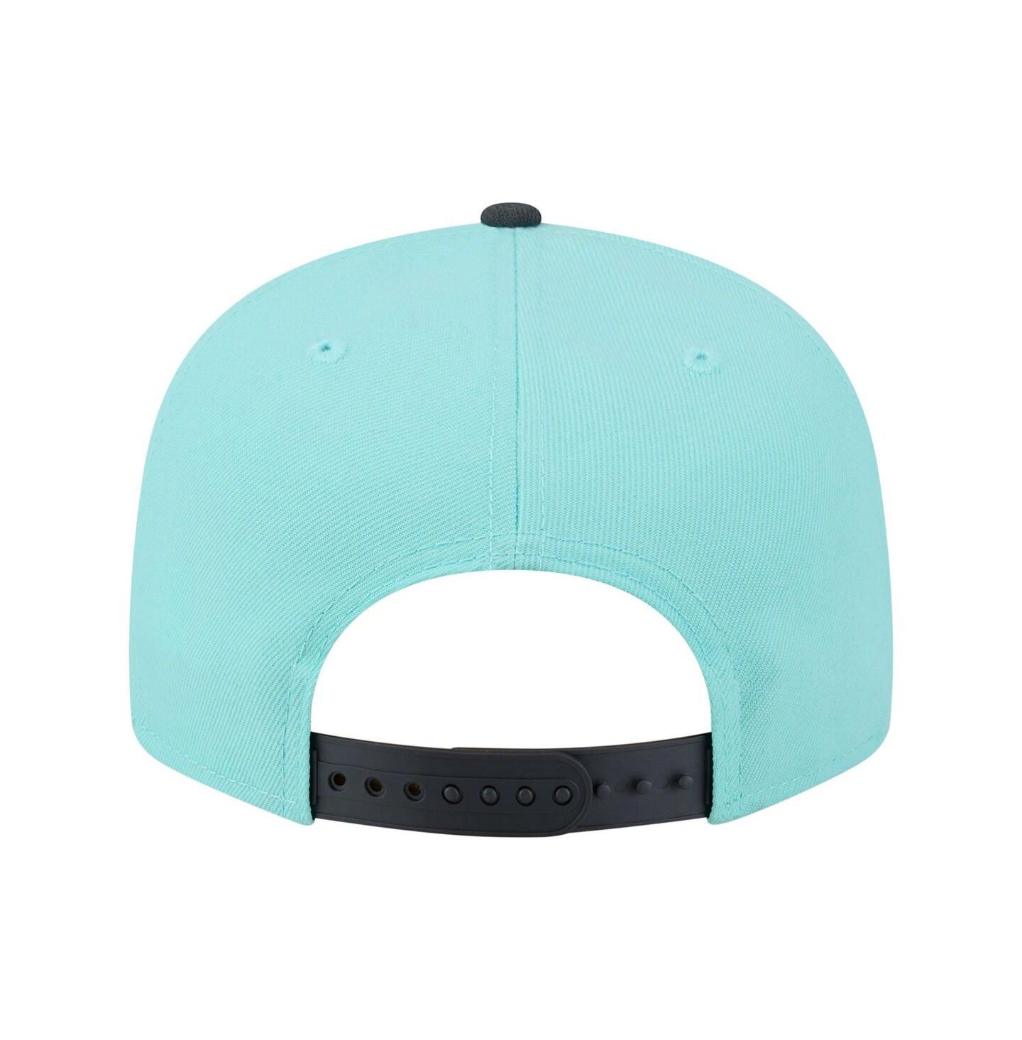 Мужские головные уборы New Era Turquoise/Charcoal Atlanta Hawks Color Pack Two-Tone 9FIFTY Snapback Hat — фото 4
