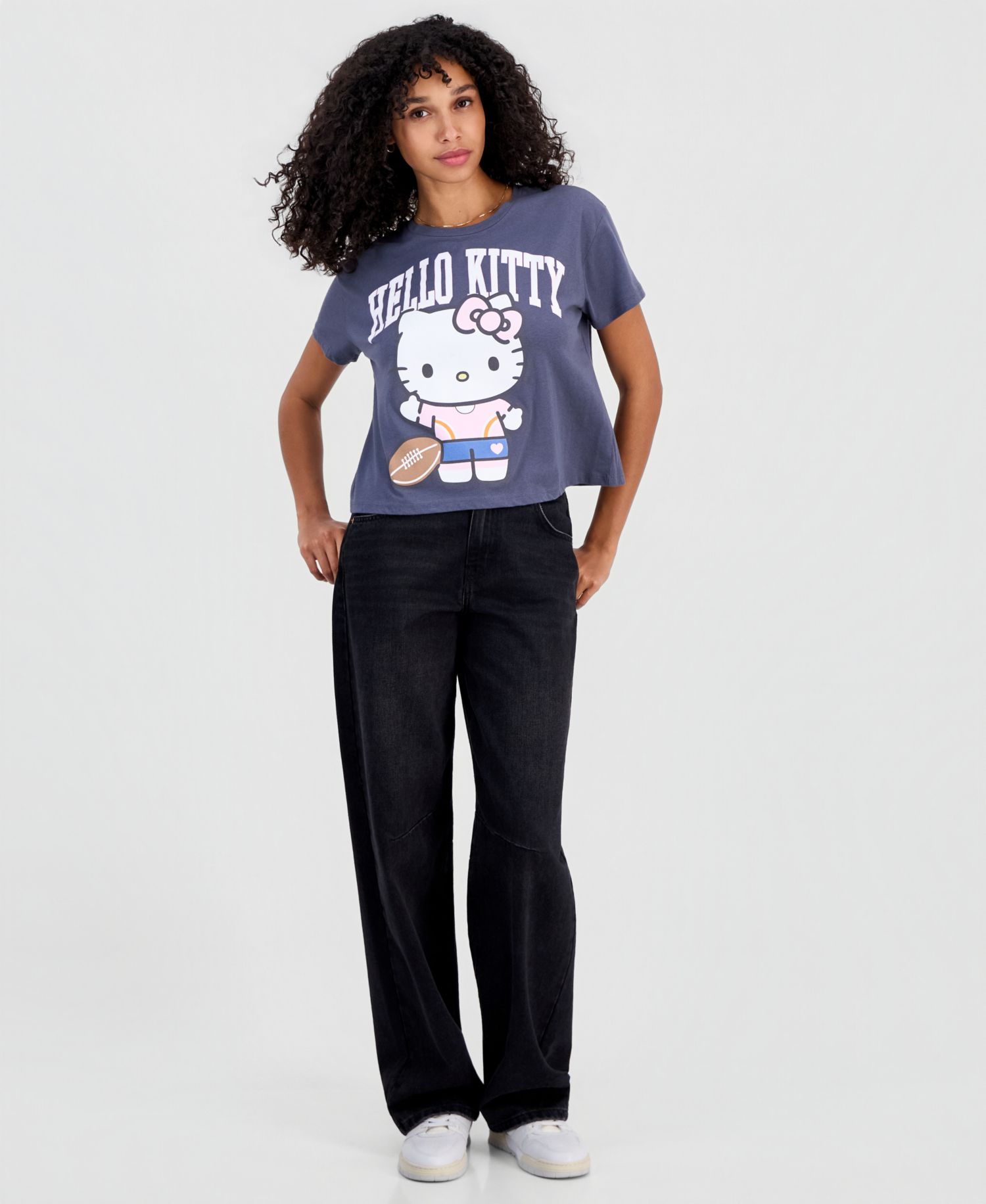 Juniors' Hello Kitty Graphic T-Shirt