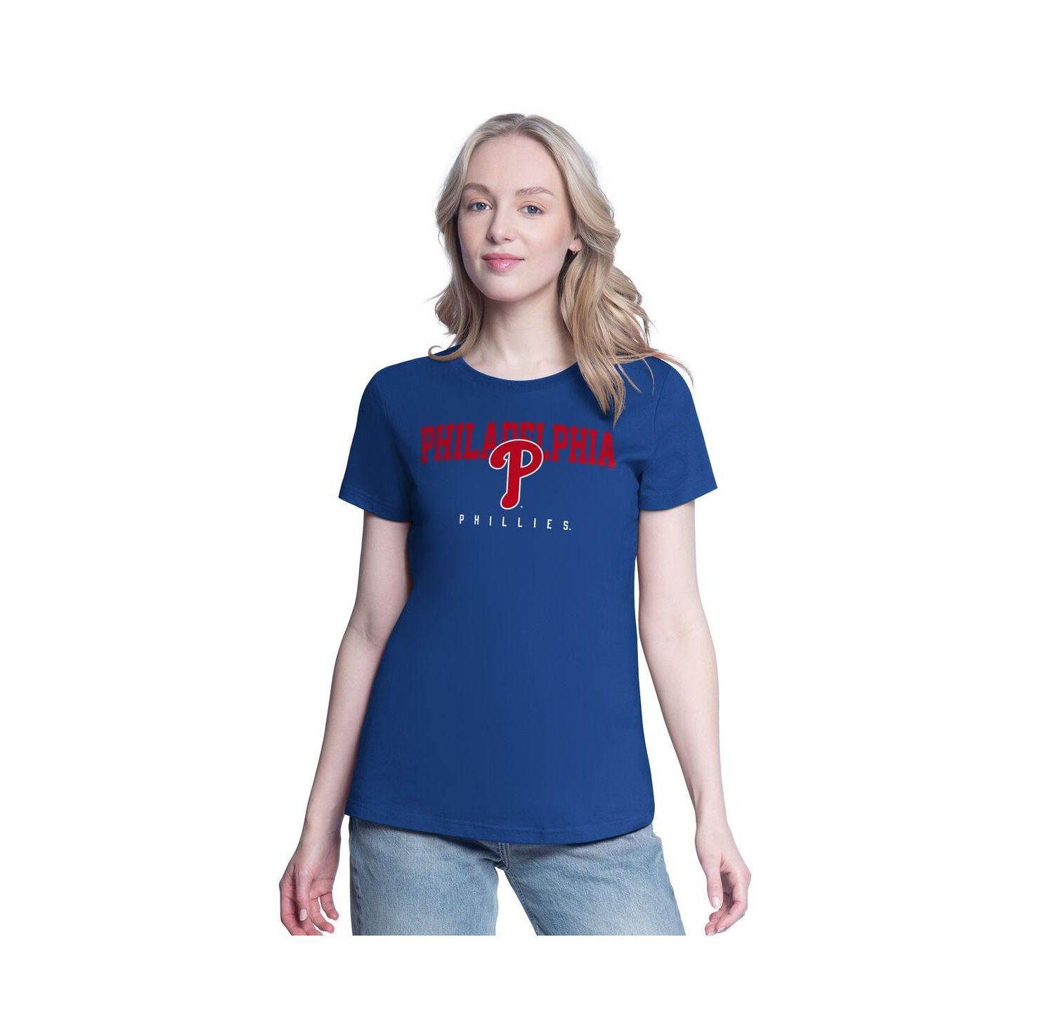 Women's Red/Royal Philadelphia Phillies Two T-Shirt Combo Pack