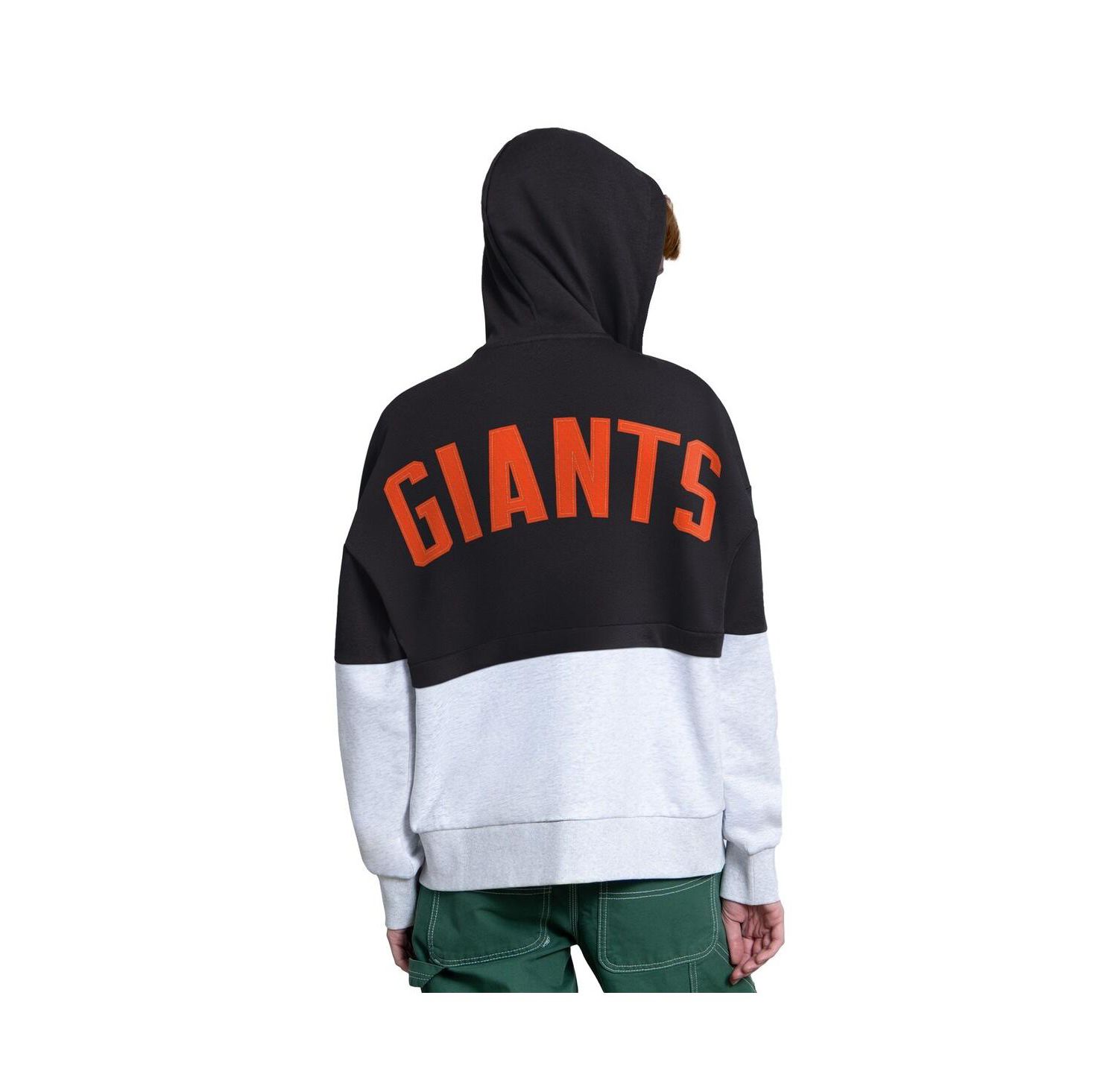 Women's Black/Heather Gray San Francisco Giants Wishbone Full-Zip Hoodie