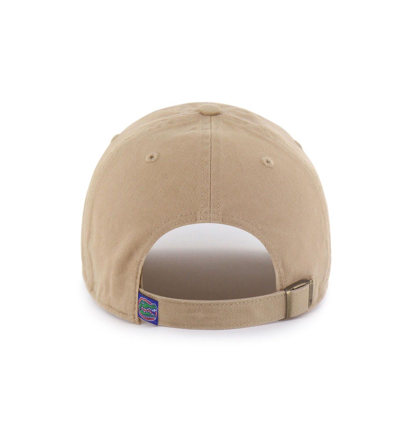 Мужская кепка '47 Brand Khaki Florida Gators Vault Clean Up Adjustable Hat — фото 2