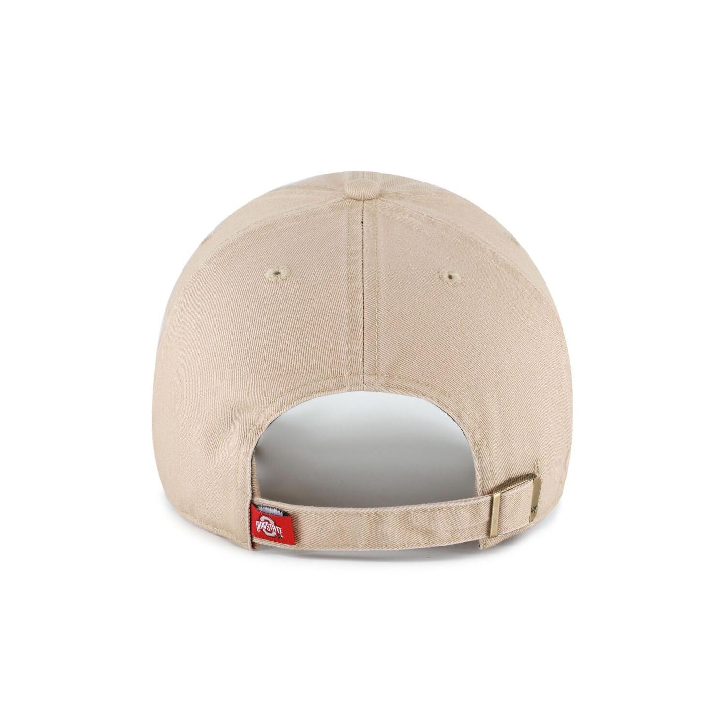Men's Khaki Ohio State Buckeyes Vault Clean Up Adjustable Hat