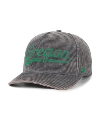 Men's Gray Oregon Ducks Reclaim Snow Wash Corduroy Hitch Adjustable Hat
