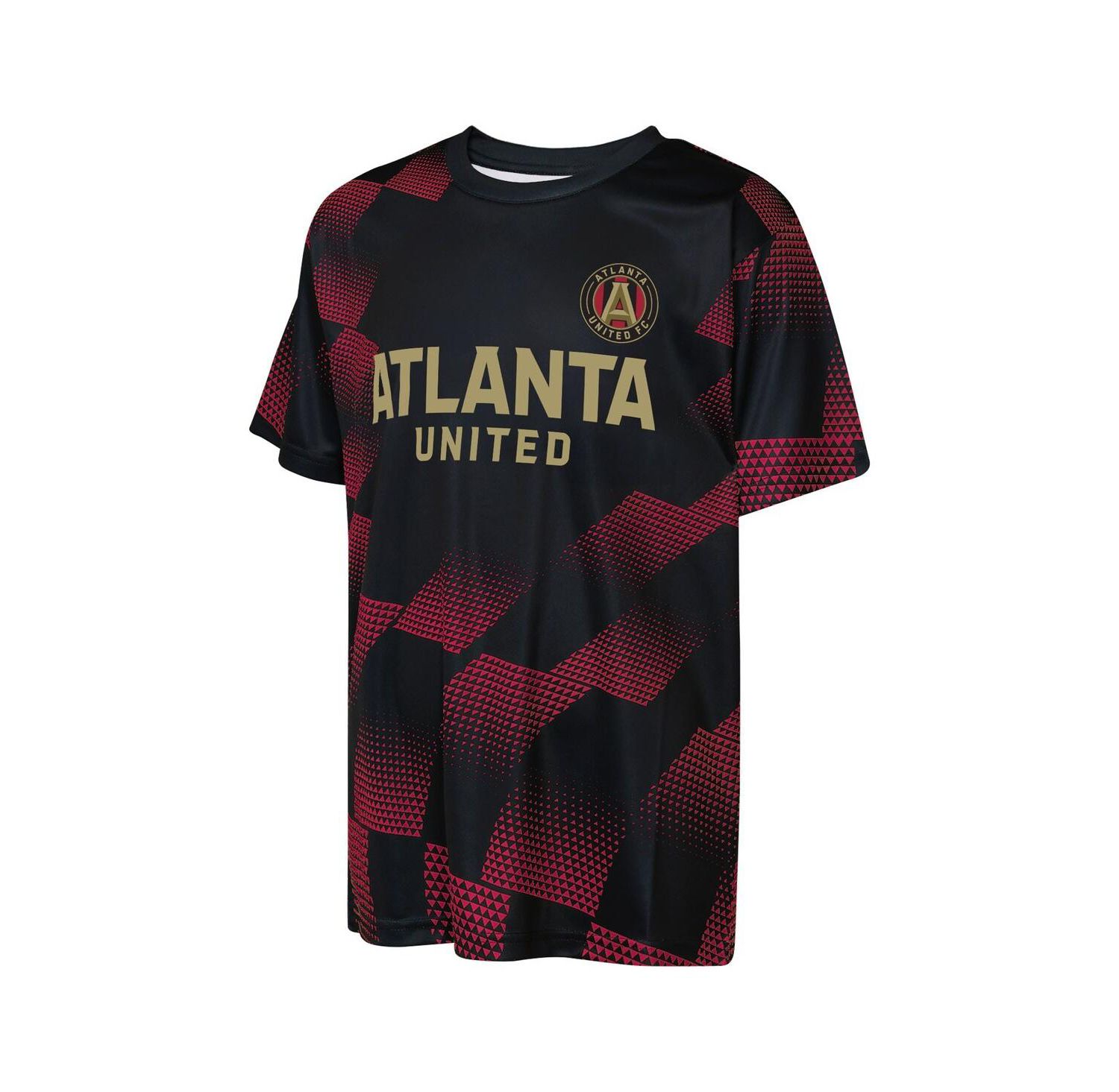 Big Boys and Girls Black Atlanta United FC Sheer Thrill T-Shirt