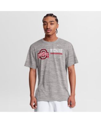 Men's Gray Ohio State Buckeyes Sideline Velocity Dri-FIT T-Shirt