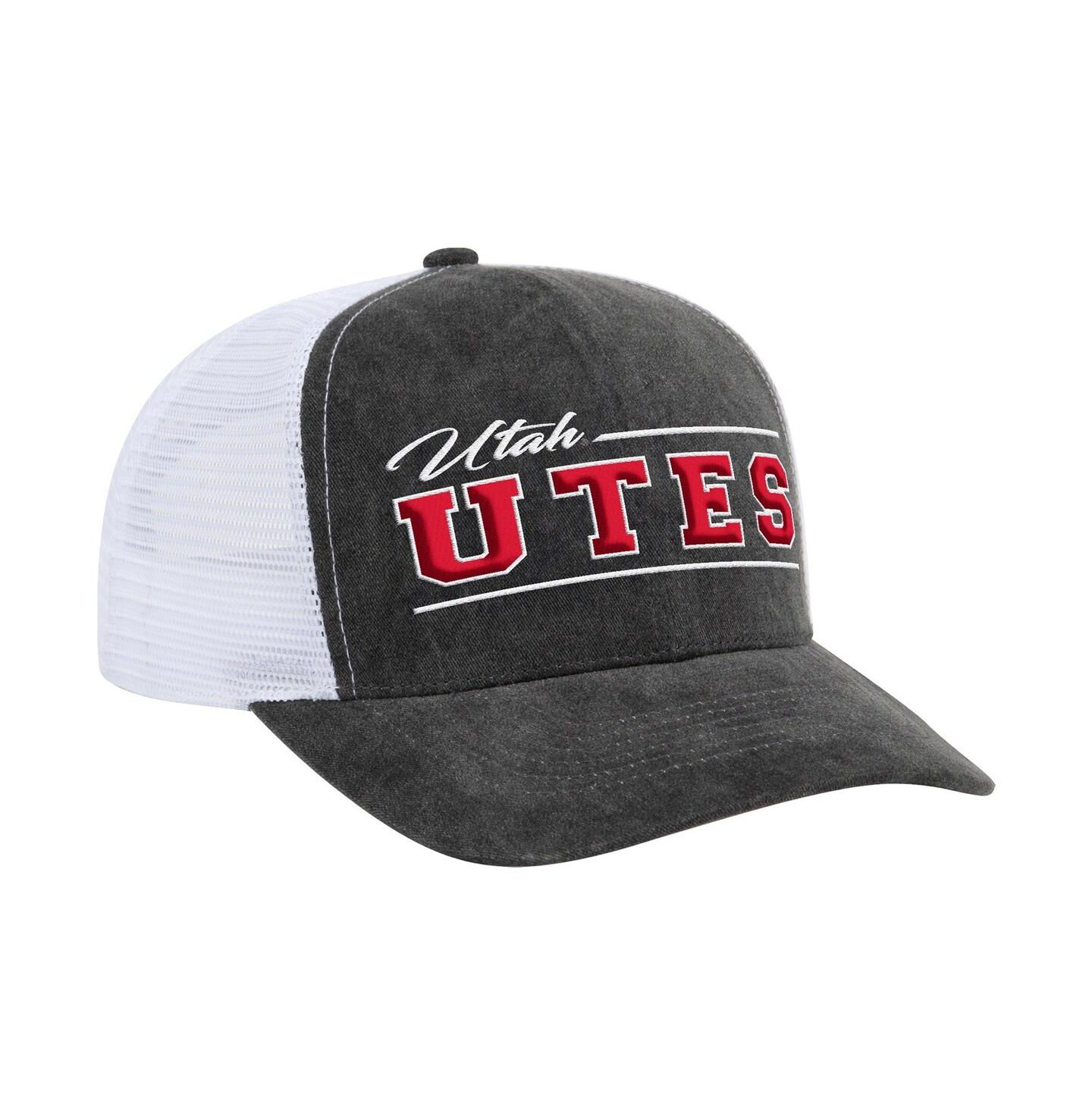 Кепка Colosseum Gray Utah Utes Billy 2400 Adjustable Trucker Hat — фото 3