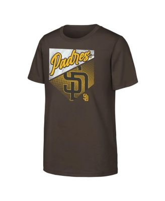 Big Boys and Girls Brown San Diego Padres Prime Plate T-Shirt