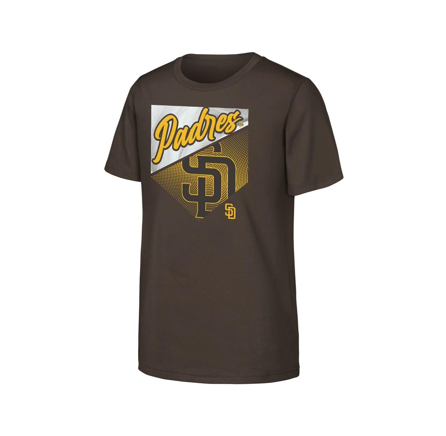 Big Boys and Girls Brown San Diego Padres Prime Plate T-Shirt