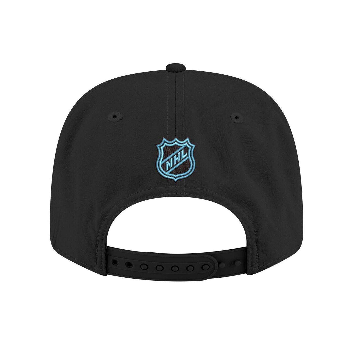 Men's Black Utah Mammoth 9SEVENTY Stretch-Snap Adjustable Hat