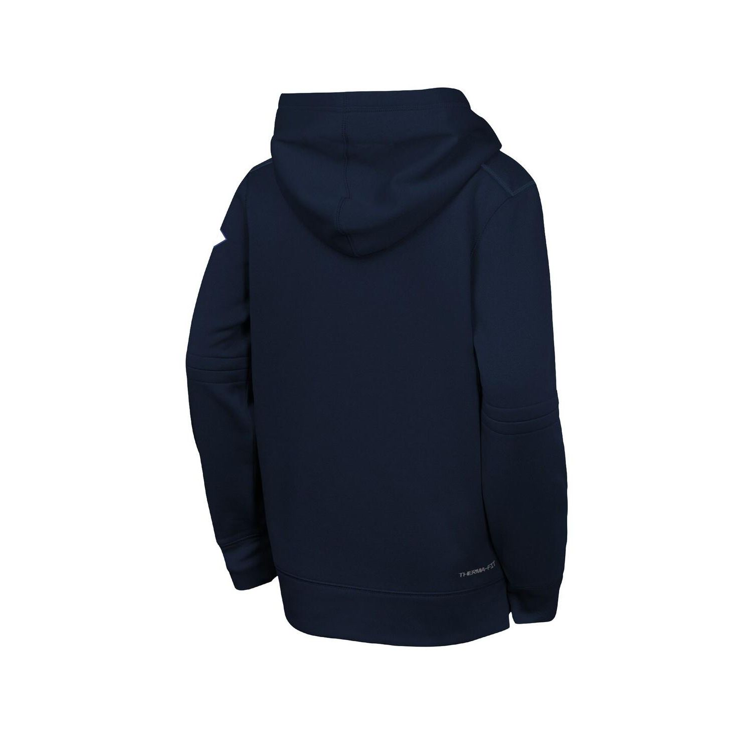 Big Boys and Girls Navy Detroit Tigers Authentic Collection City Connect Therma-FIT Hoodie