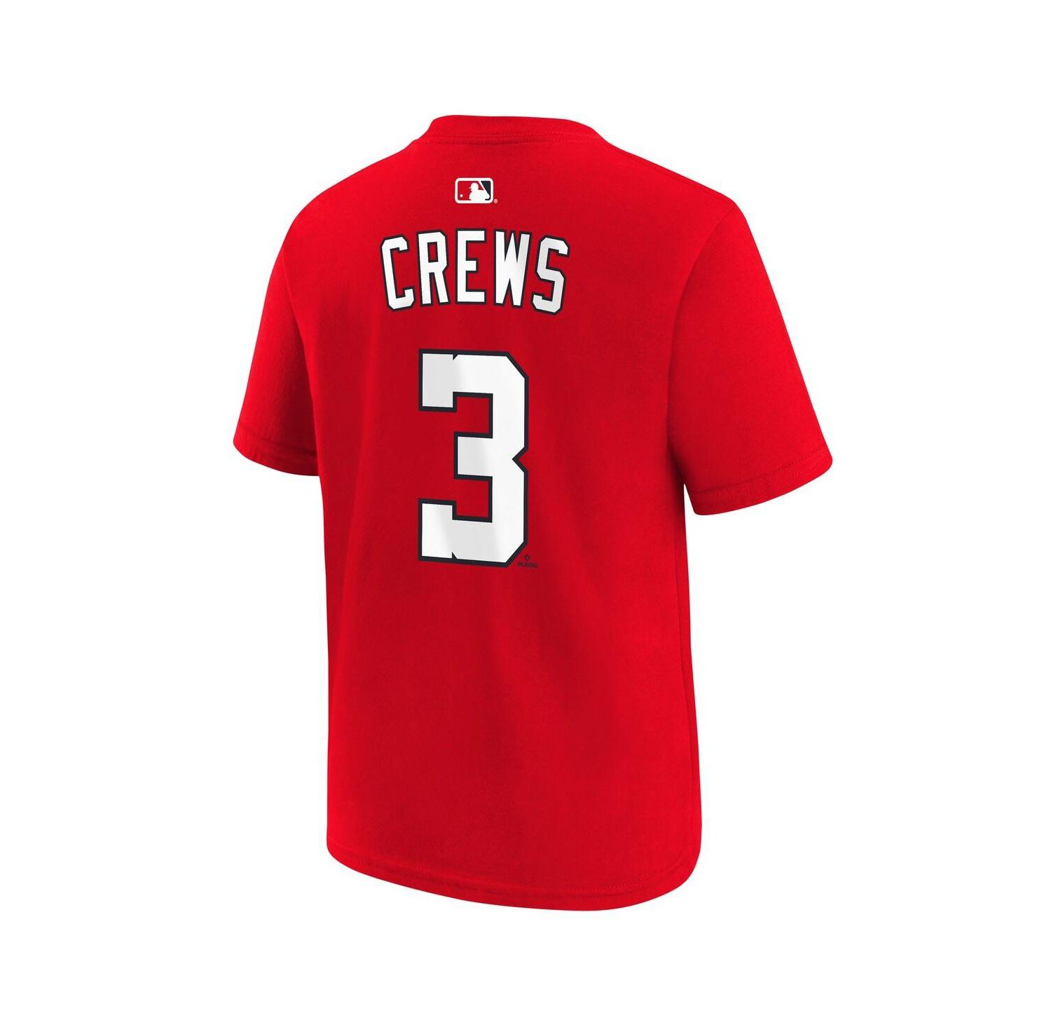 Big Boys and Girls Dylan Crews Red Washington Nationals Name & Number T-Shirt