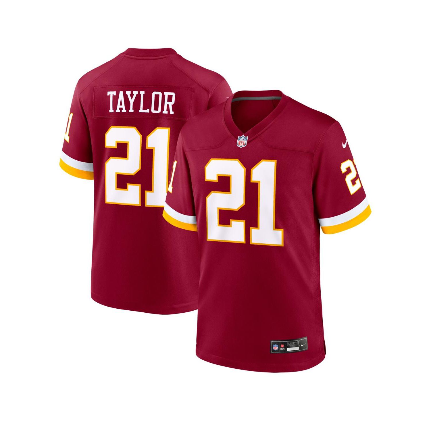 Men's Sean Taylor Burgundy Washington Commanders Retired Player Game Jersey