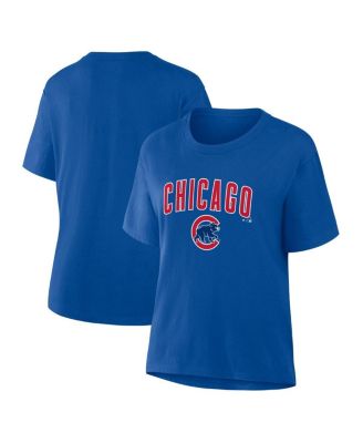Women's Royal Chicago Cubs Lockup Legacy T-Shirt