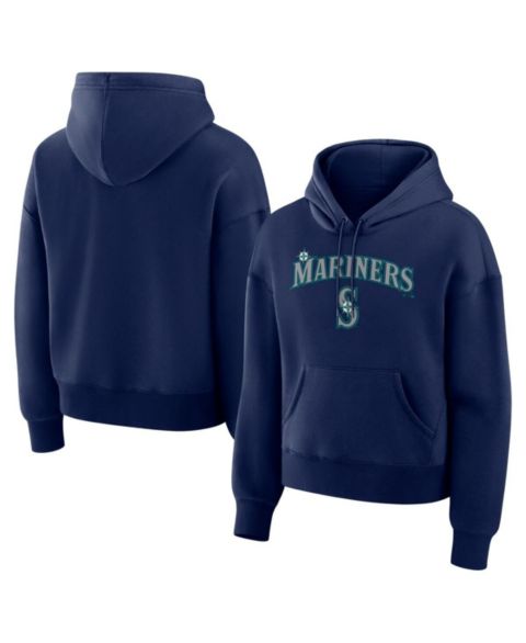 Женское худи Fanatics Navy Seattle Mariners Lockup Legacy Fleece