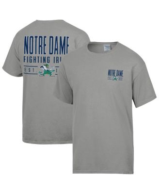 Men's Gray Notre Dame Fighting Irish Big Name T-Shirt
