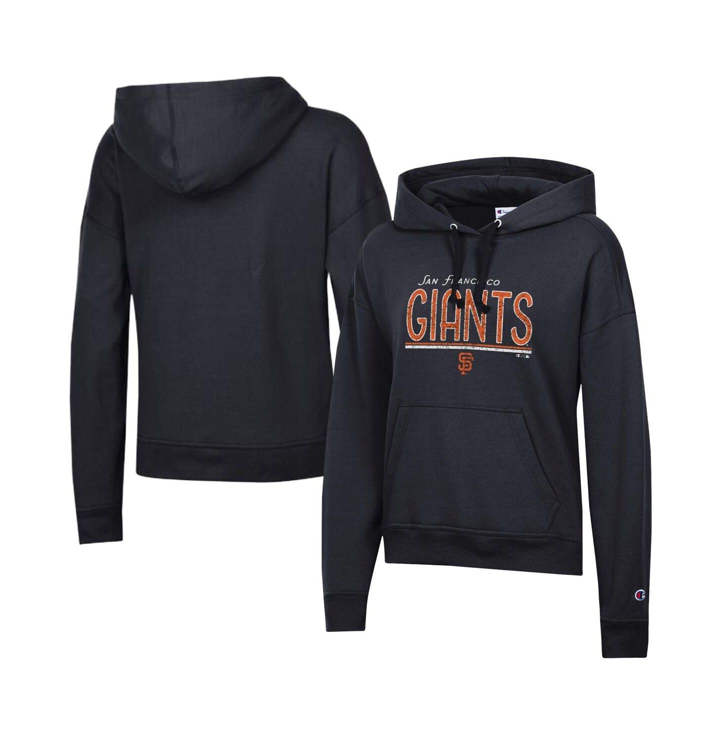 Женское худи Champion Black San Francisco Giants Vintage Powerblend — фото 1