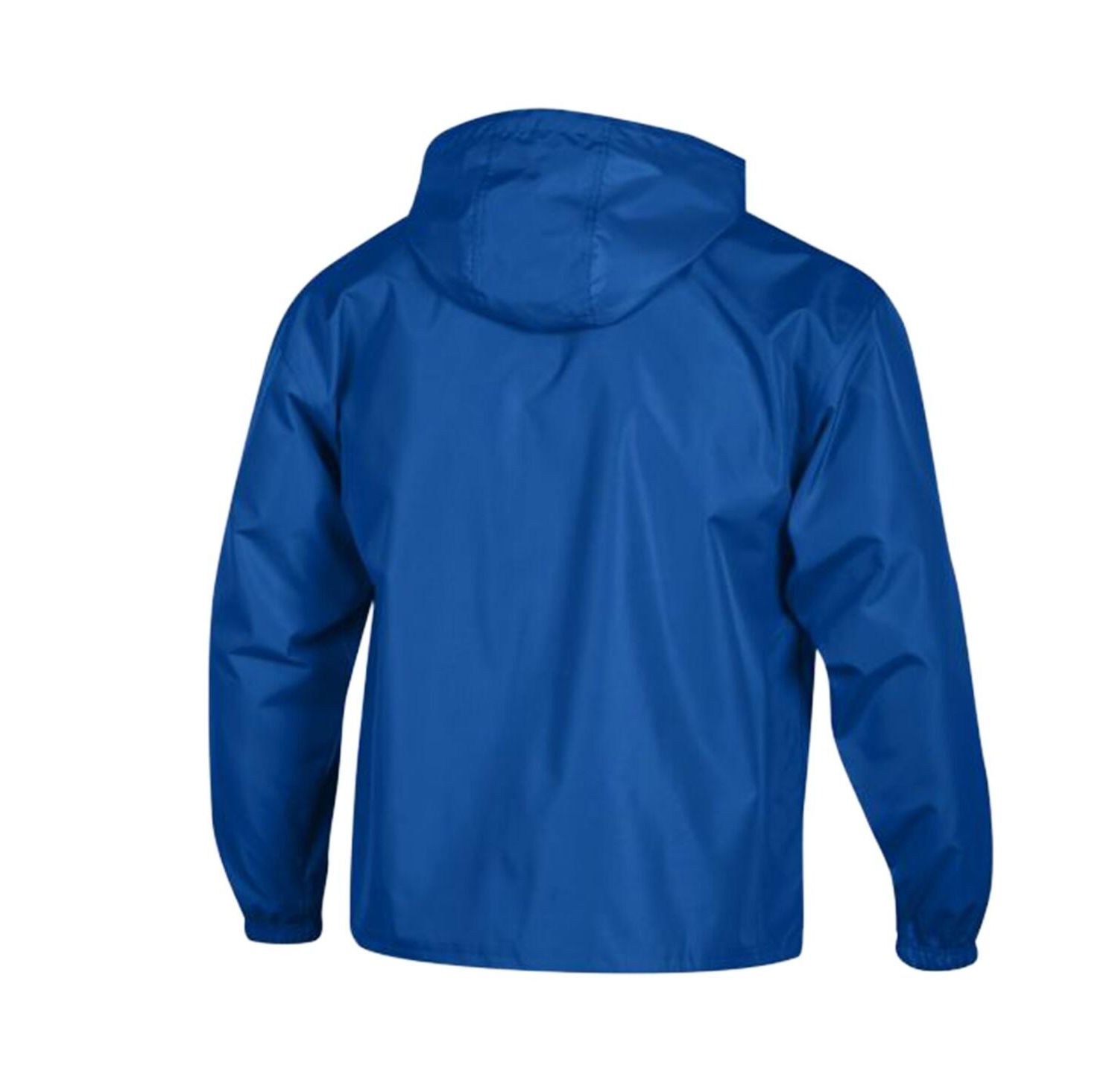 Men's Royal Los Angeles Rams Packable Hooded Windbreaker Half-Zip Jacket
