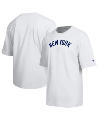 Men's White New York Yankees All Star Arched Chenille Wordmark T-Shirt