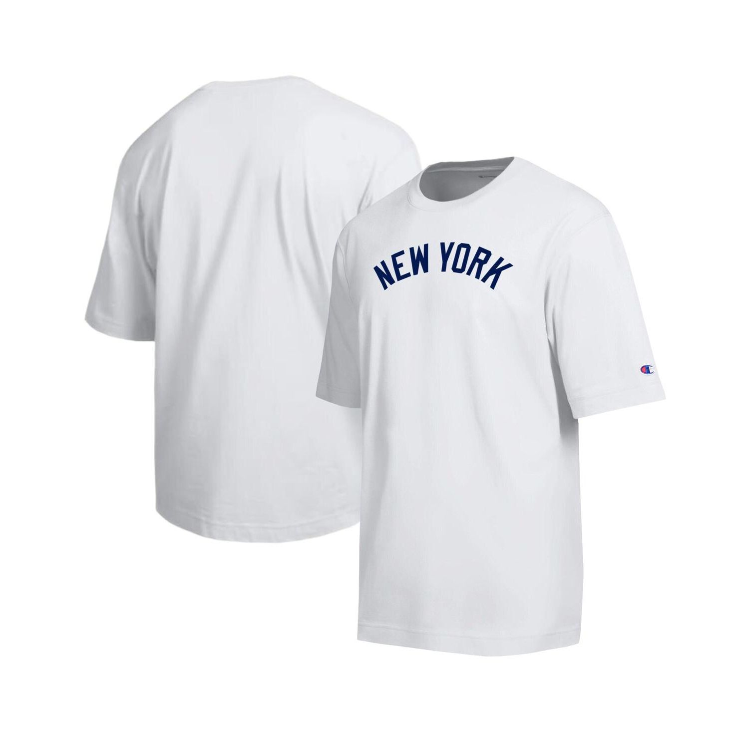 Men's White New York Yankees All Star Arched Chenille Wordmark T-Shirt