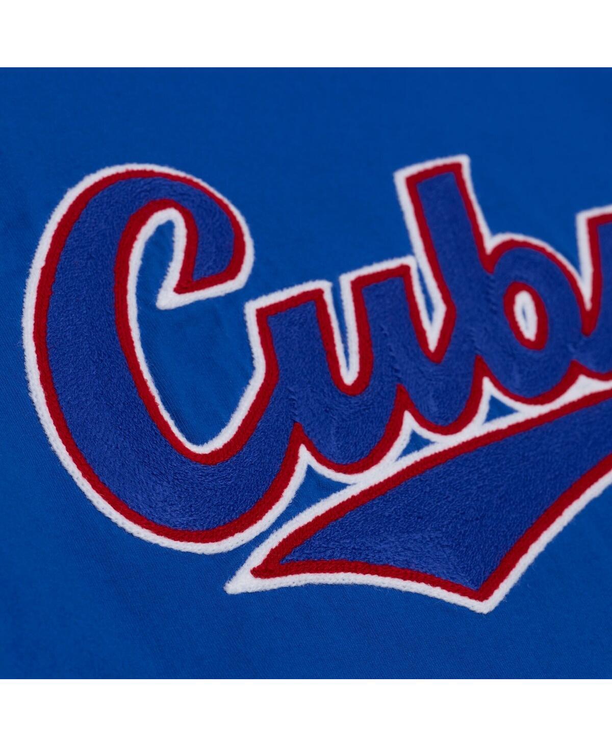 Mitchell & Ness Men's Royal Chicago Cubs Wild Pitch Ringer T-Shirt