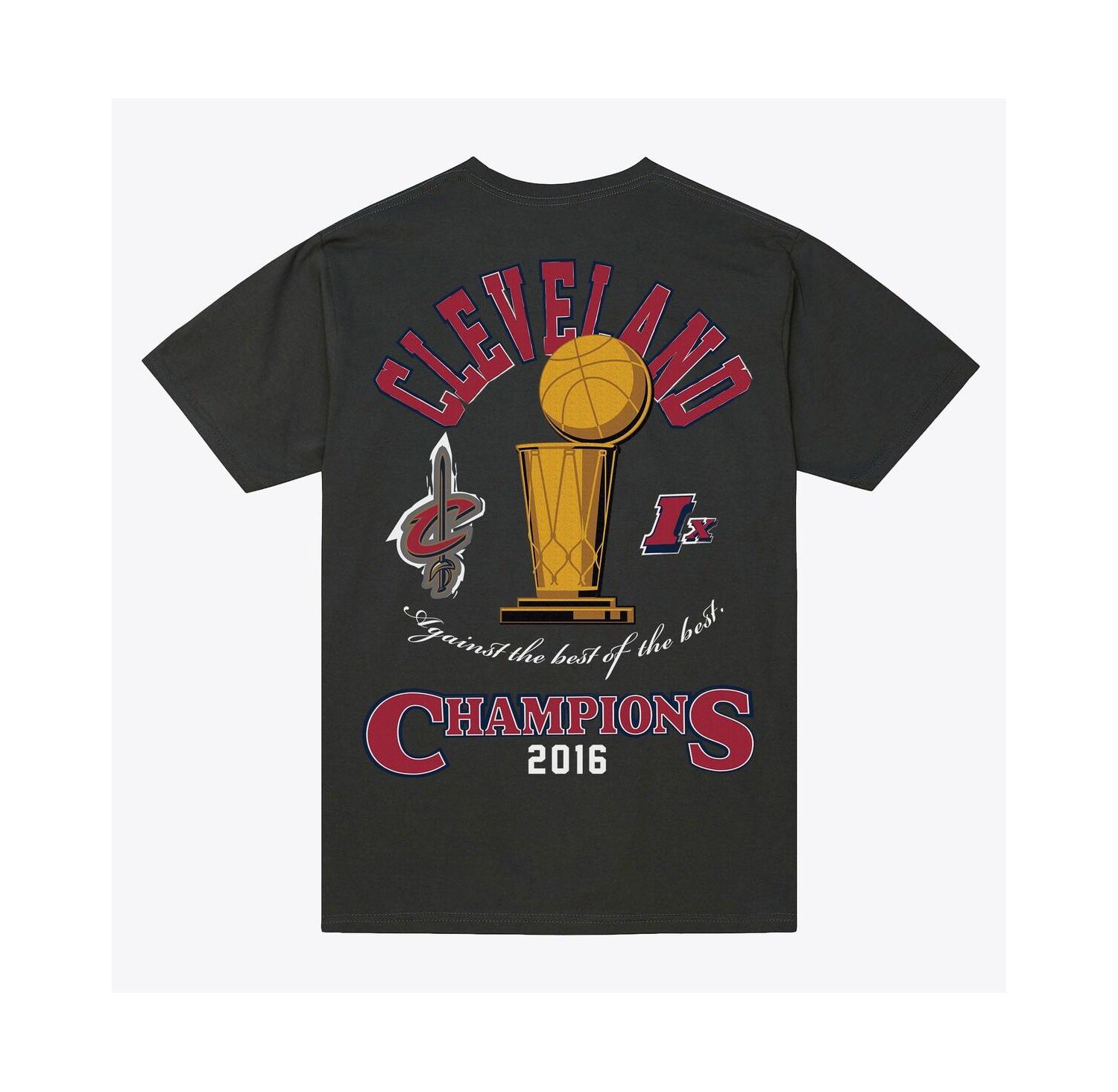 Men's Charcoal Cleveland Cavaliers Hardwood Classics Legacy Defined T-Shirt