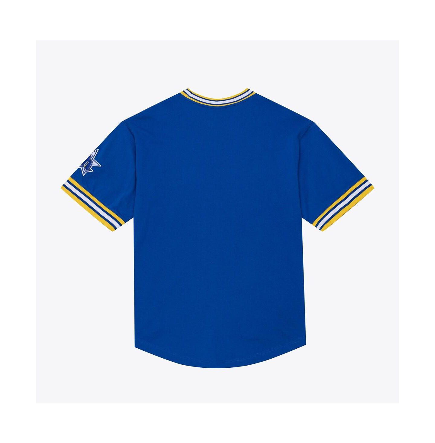 Мужская футболка Mitchell & Ness Royal Seattle Mariners Wild Pitch Ringer — фото 2