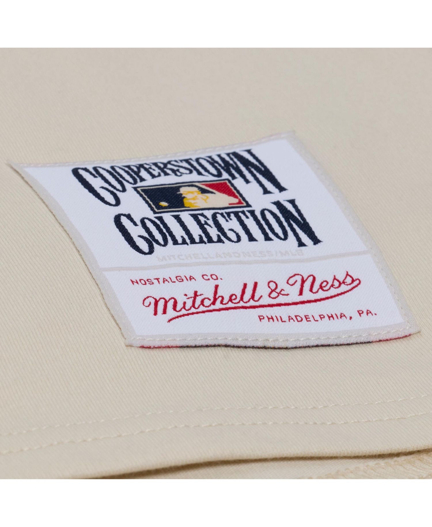 Women's Cream New York Mets Cooperstown Yacht Rock Boxy Cropped T-Shirt