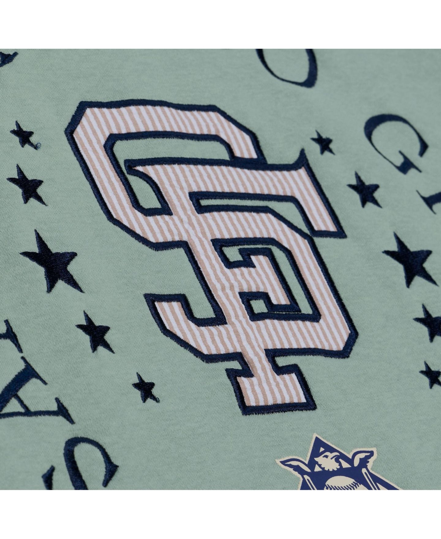 Женская толстовка Mitchell & Ness Green San Francisco Giants Yacht Rock — фото 4