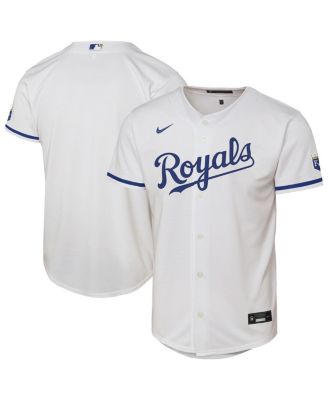 Big Boys and Girls White Kansas City Royals Home Stadium Jersey