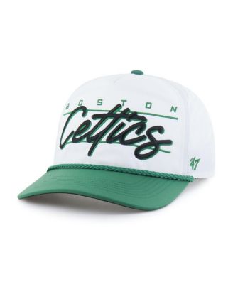 Men's White Boston Celtics Brrr&deg; Condor Two-Tone Hitch Rope Adjustable Hat