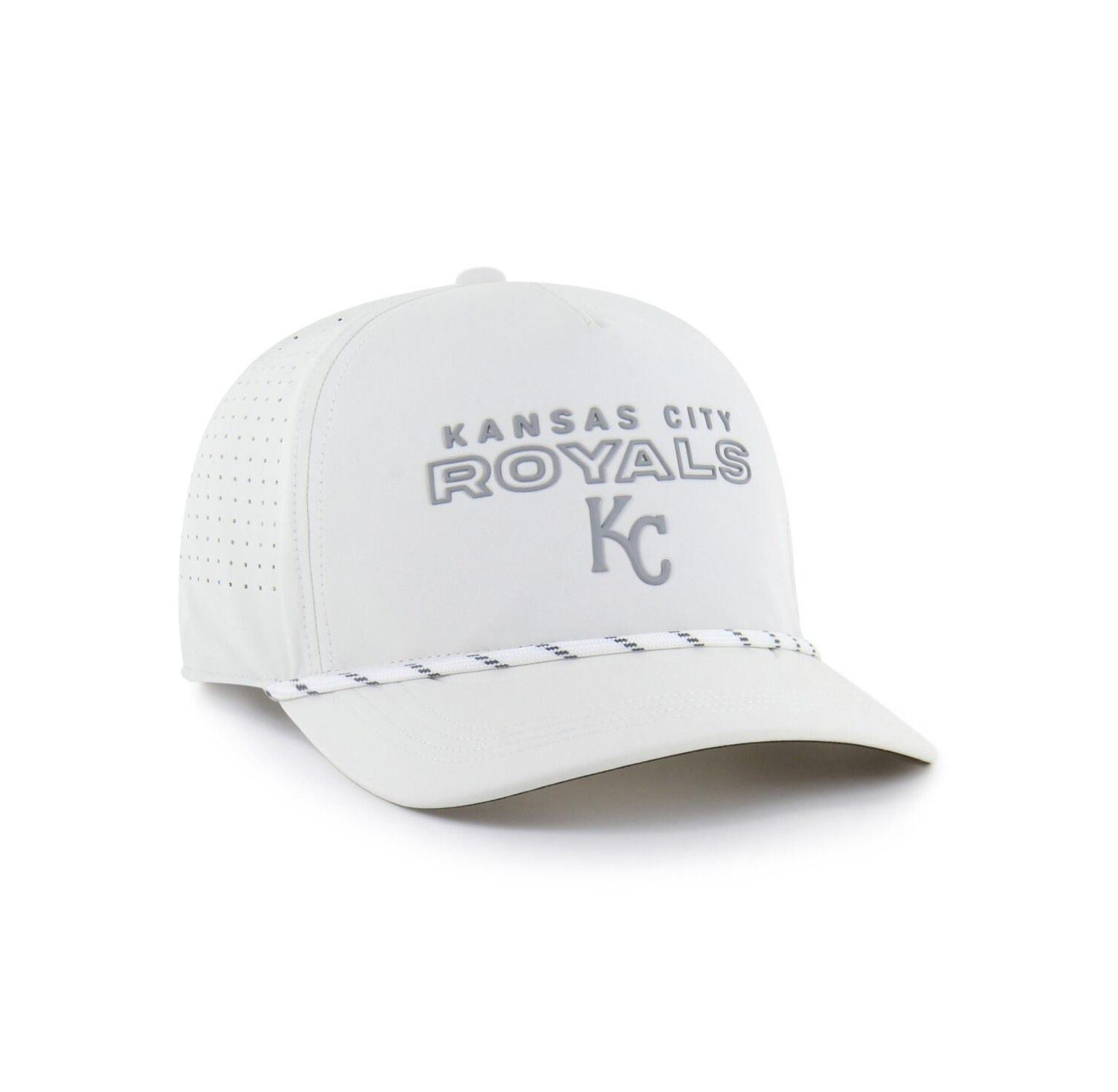 Men's White Kansas City Royals Forward Vault Hitch Adjustable Hat