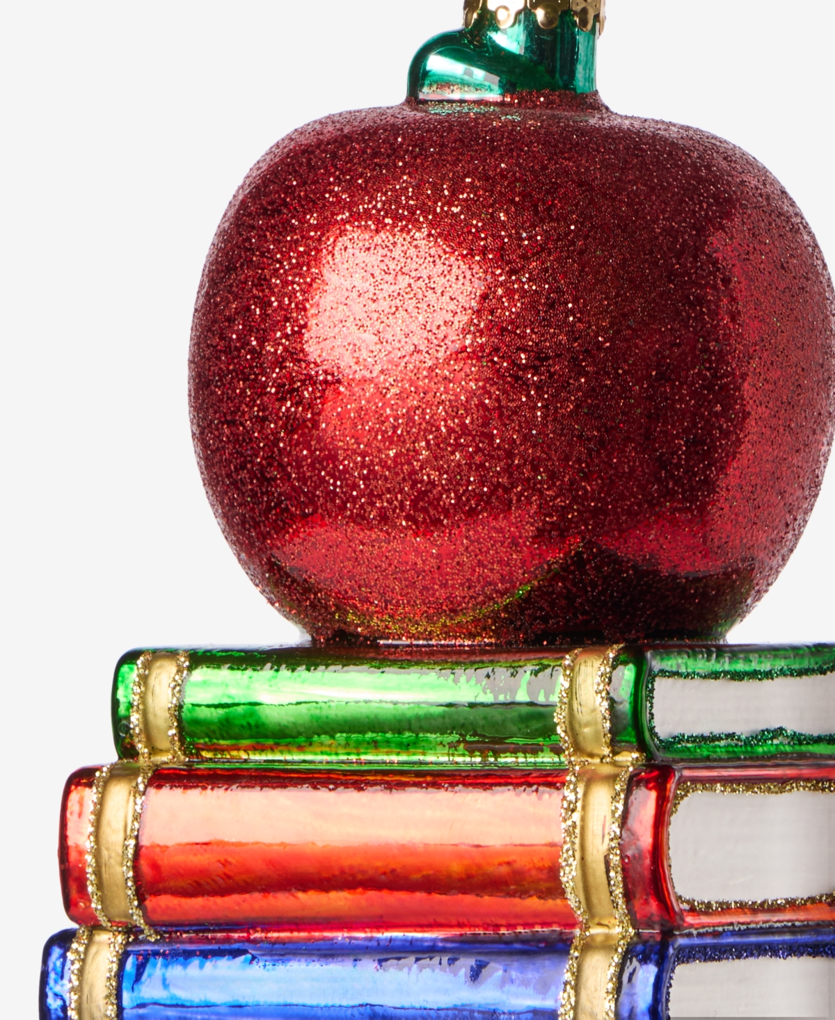 Holiday Lane Eclectic Charms Book and Apple Ornament, Macy's Exclusive