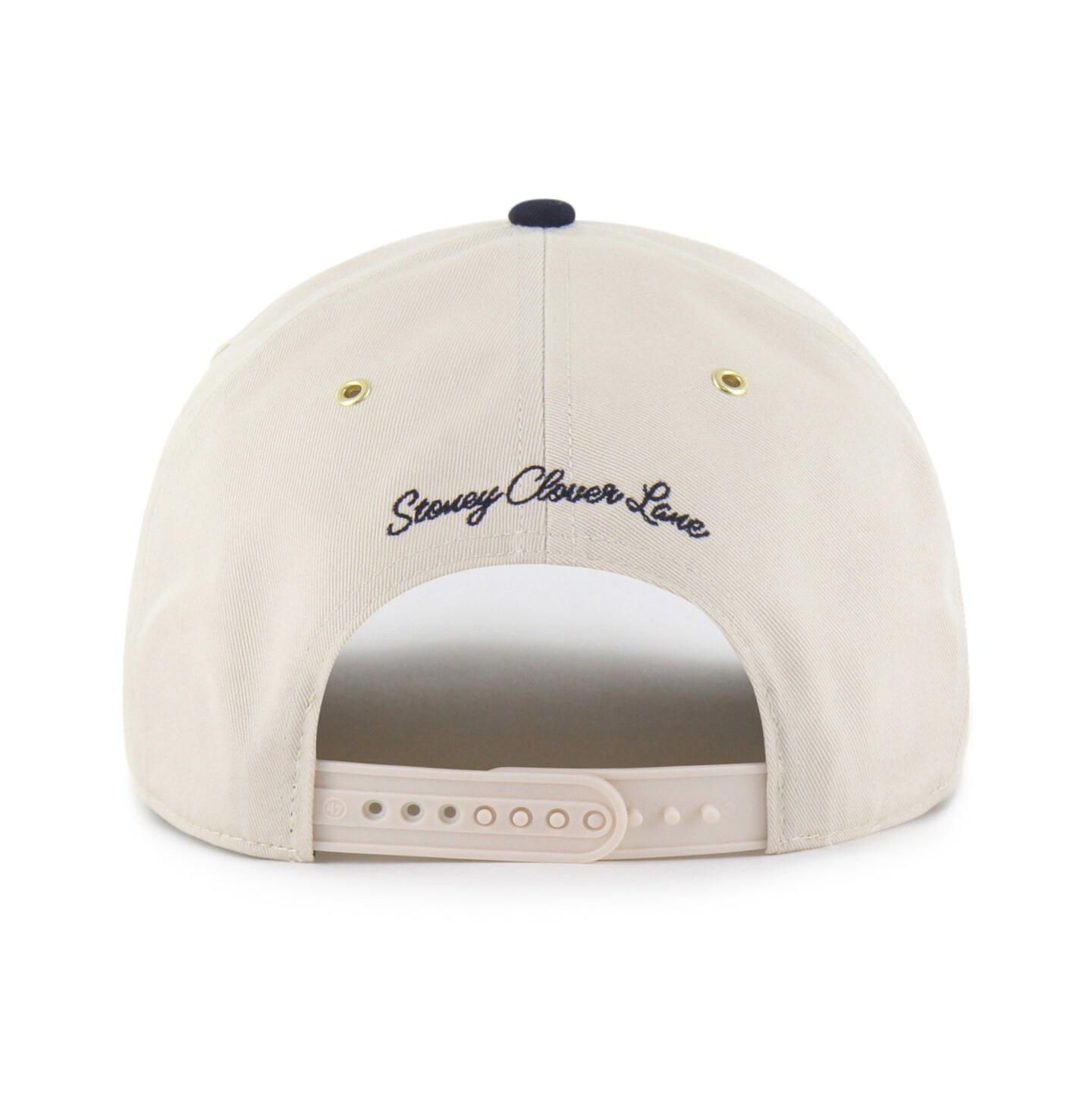 Мужская кепка '47 Brand Stoney Clover Lane X Natural/Navy Boston Red Sox Glitter Rope Hitch Adjustable Hat — фото 3